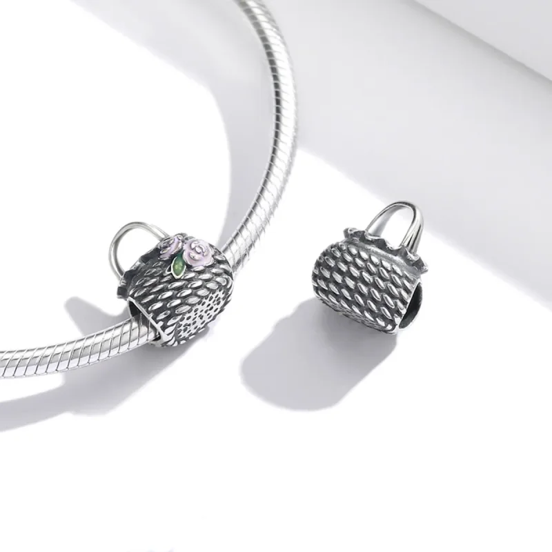 (imagine pentru) Pandora Style Retro Bags Charm - SCC1902 - Vizualizare 4