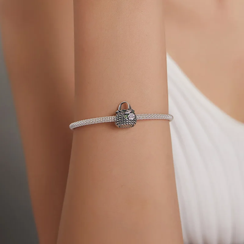 (imagine pentru) Pandora Style Retro Bags Charm - SCC1902 - Vizualizare 5