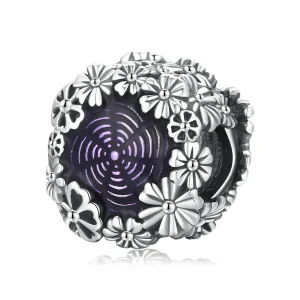 (imagine pentru) Pandora Style Retro Flowers Charm - SCC2096
