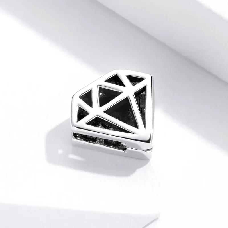(imagine pentru) Pandora Style Simple Diamond Clip - SCX117 - Vizualizare 2