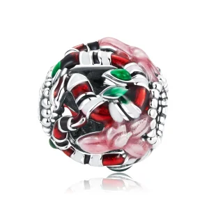 (imagine pentru) Pandora Style Snake Flower Charm - SCC2250