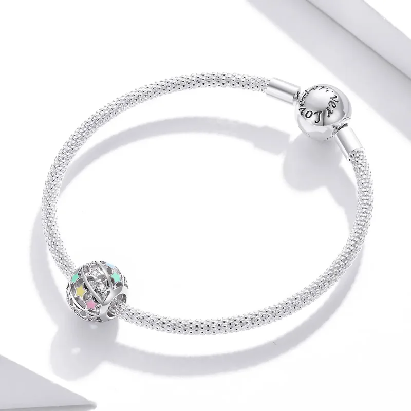 (imagine pentru) Pandora Style Star Planet Charm - BSC438 - Vizualizare 3
