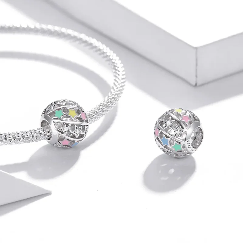 (imagine pentru) Pandora Style Star Planet Charm - BSC438 - Vizualizare 4