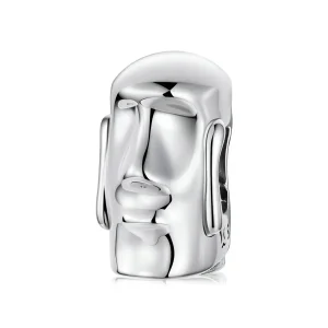 Pandora Style Stone Statues of Easter Island, Chile Charm - SCC2111 (imagine pentru) Pandora Style Stone Statues of Easter Island, Chile Charm - SCC2111