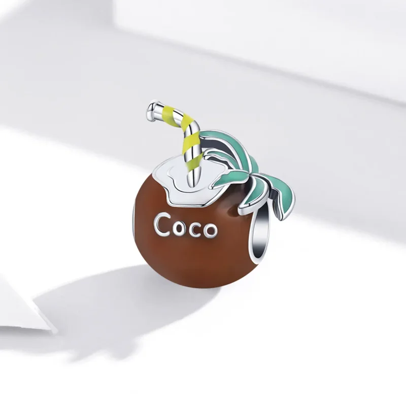 (imagine pentru) Pandora Style Summer Coconut Charm - SCC1936 - Vizualizare 2