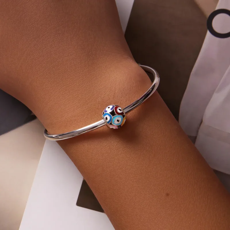 (imagine pentru) Pandora Style Talismanul ochiului diavolului colorat - BSC585 - Vizualizare 5