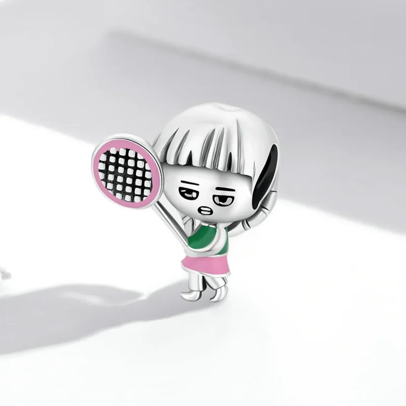 (imagine pentru) Pandora Style Tennis Girl Charm - SCC2051 - Vizualizare 2
