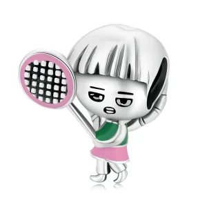 (imagine pentru) Pandora Style Tennis Girl Charm - SCC2051