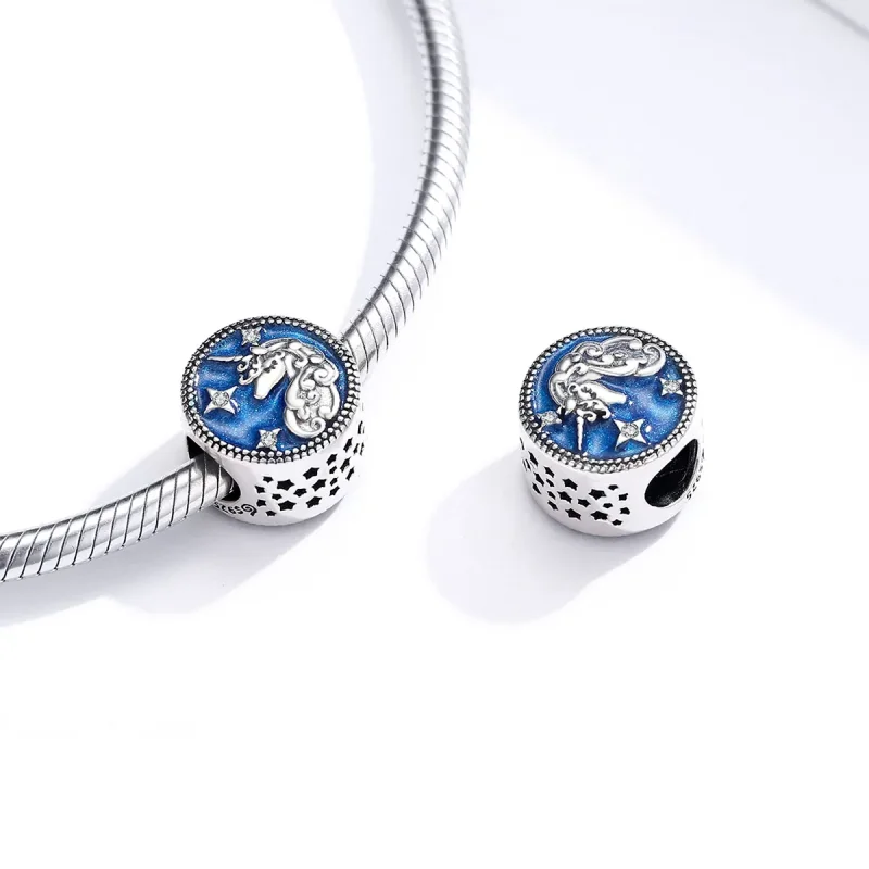 (imagine pentru) Pandora Style Unicorn Charm - BSC230 - Vizualizare 4
