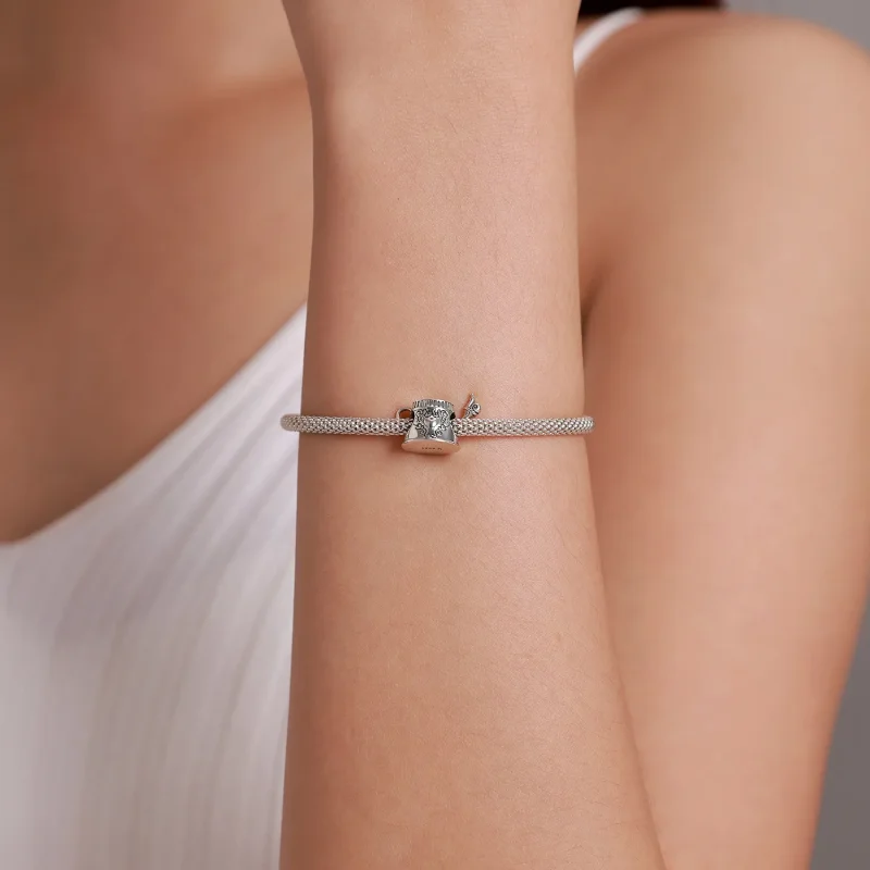 (imagine pentru) Pandora Style Vintage Kettle Charm - SCC1923 - Vizualizare 5