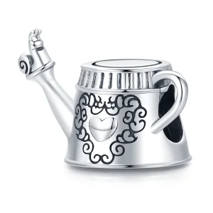 Pandora Style Vintage Kettle Charm - SCC1923 (imagine pentru) Pandora Style Vintage Kettle Charm - SCC1923