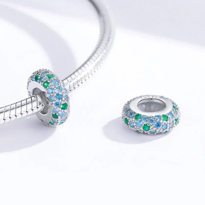 (imagine pentru) Pandora Style Water Pearl Charm - BSC119 - Vizualizare 3