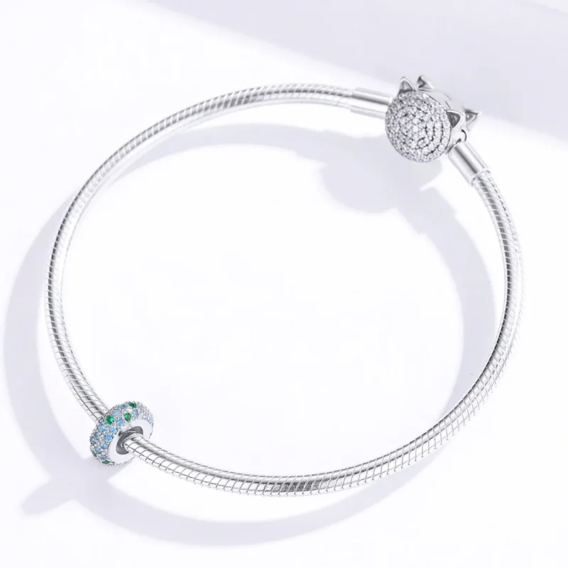 (imagine pentru) Pandora Style Water Pearl Charm - BSC119 - Vizualizare 4