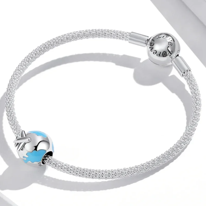 (imagine pentru) Pandora Style World Travel - Pandantiv Avion înaripat - SCC2026 - Vizualizare 3