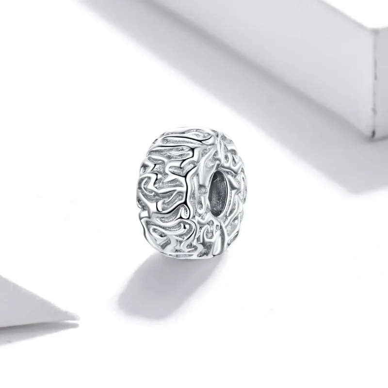 (imagine pentru) Pandora Style Wrinkle Clip - BSC436 - Vizualizare 2
