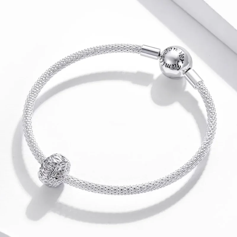 (imagine pentru) Pandora Style Wrinkle Clip - BSC436 - Vizualizare 3