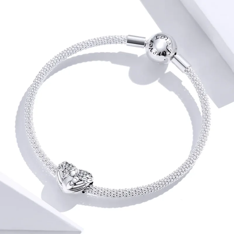 (imagine pentru) Pandora Style Charm de Argint Mulțumesc și Te iubesc - SCC1462 - Vizualizare 2