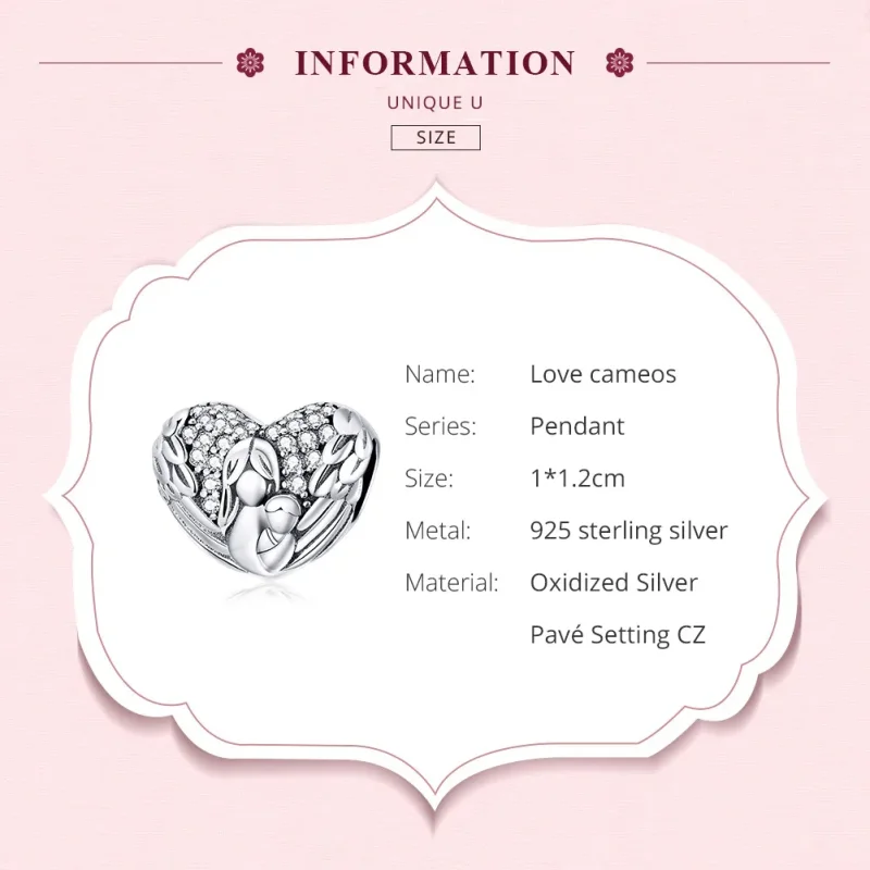 (imagine pentru) Pandora Style Charm de Argint Mulțumesc și Te iubesc - SCC1462 - Vizualizare 6