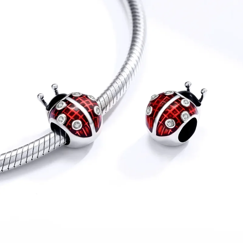 (imagine pentru) Pandora Style Charm de Gândac de Argint - SCC1481 - Vizualizare 4