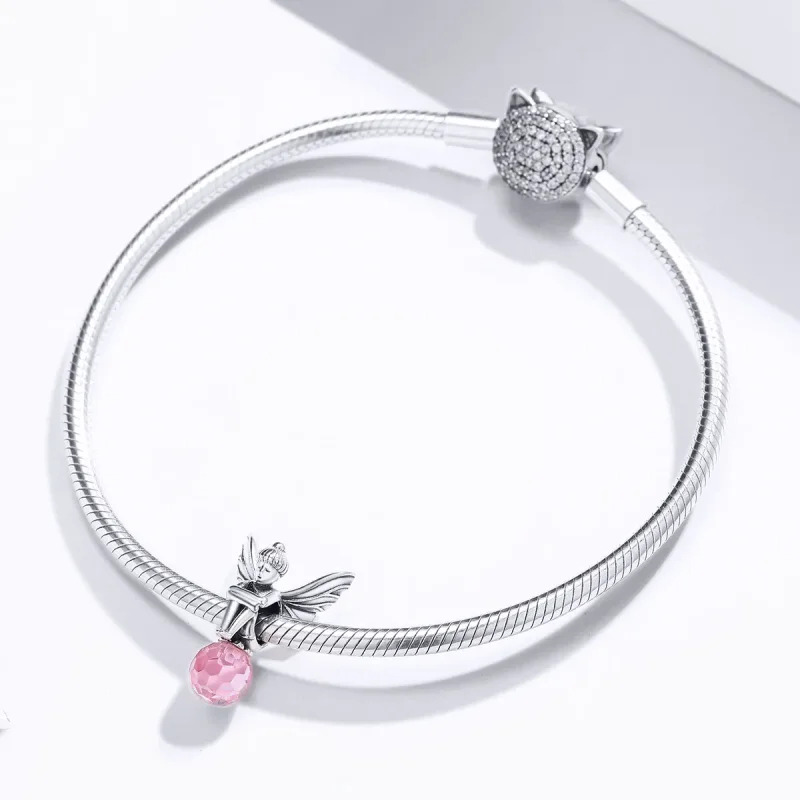 (imagine pentru) Pandora Style Elf cu Flori de Argint - SCC1483 - Vizualizare 3