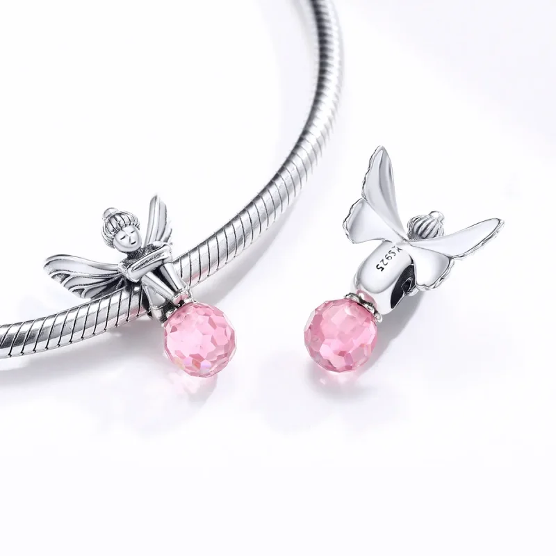(imagine pentru) Pandora Style Elf cu Flori de Argint - SCC1483 - Vizualizare 4
