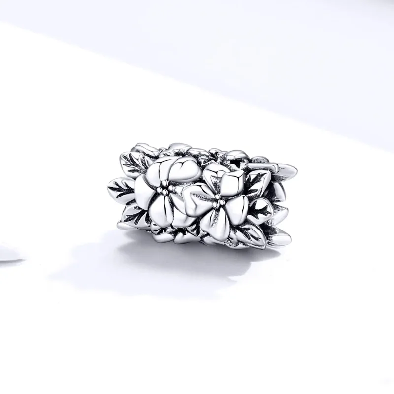 (imagine pentru) Pandora Style Charm de Argint cu Flori de Vară - SCC1488 - Vizualizare 2