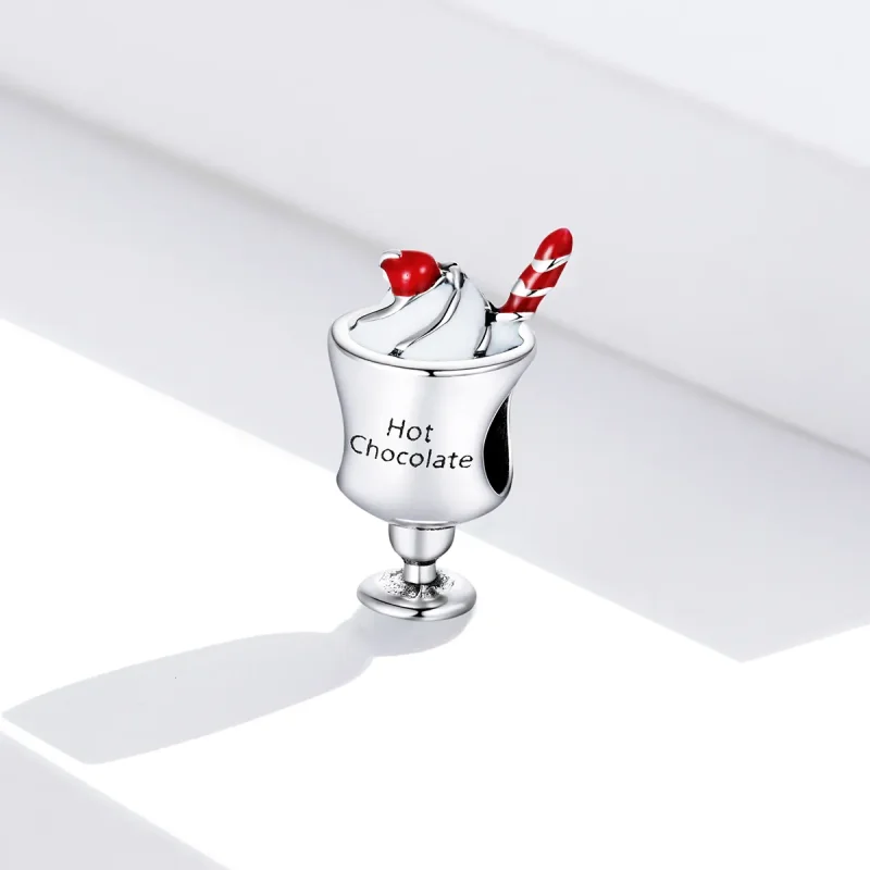 (imagine pentru) Pandora Style Charm de Argint cu Ciocolată Caldă - SCC1495 - Vizualizare 2