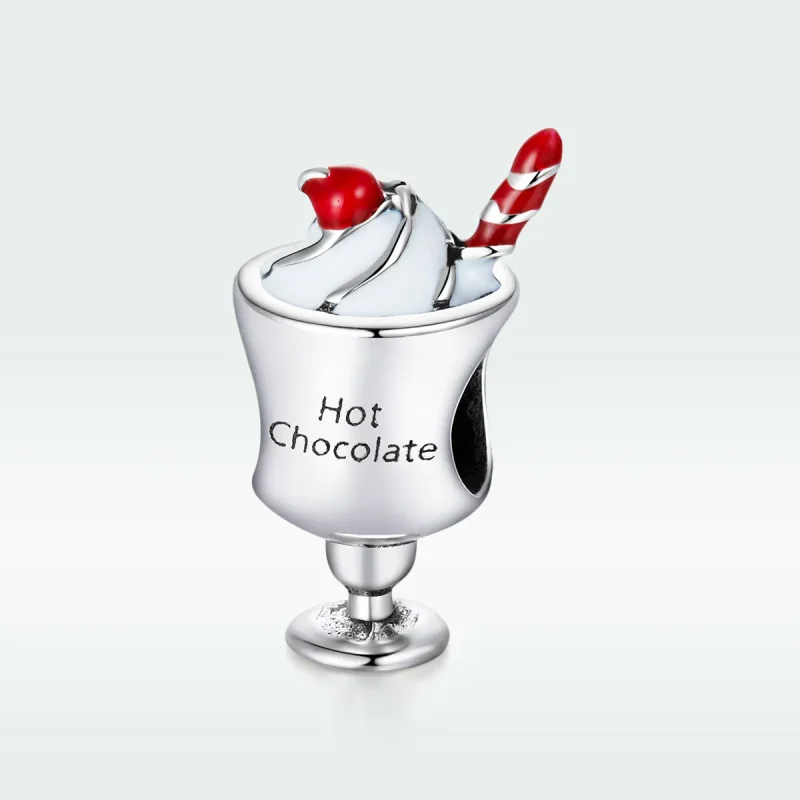 (imagine pentru) Pandora Style Charm de Argint cu Ciocolată Caldă - SCC1495 - Vizualizare 5