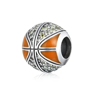 (imagine pentru) Pandora Style Spiritul Baschetului din Argint Charm - SCC1506