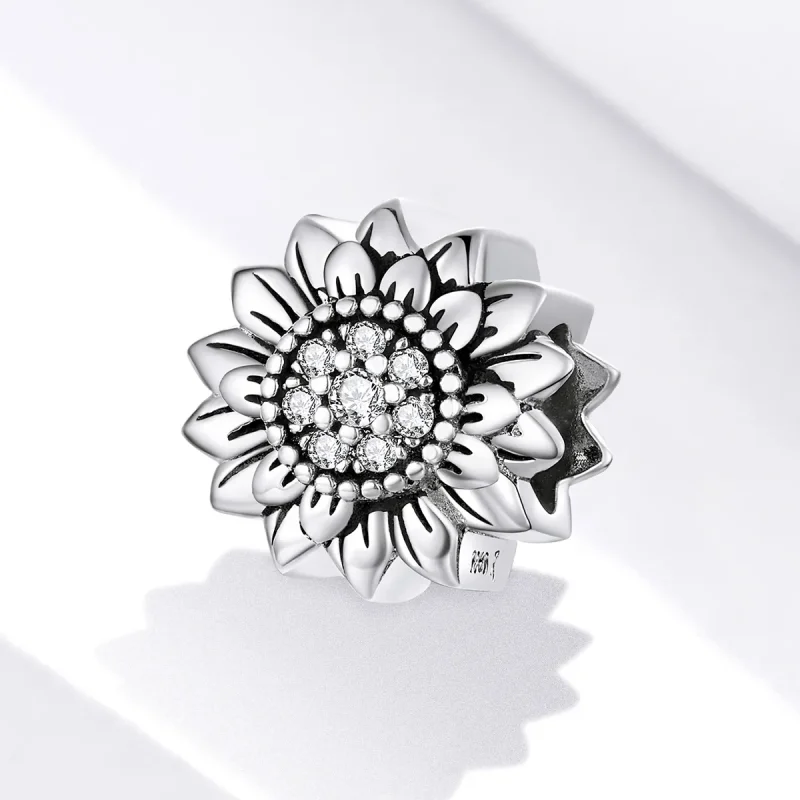 (imagine pentru) Pandora Style Charm de Argint cu Floarea Soarelui - SCC1507 - Vizualizare 2