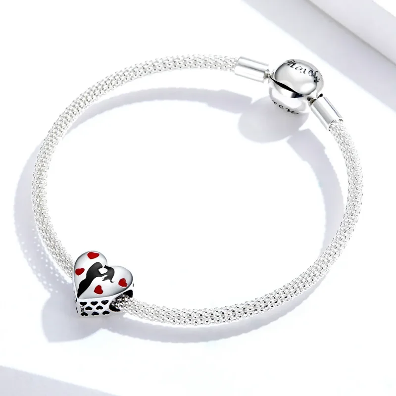 (imagine pentru) Pandora Style Charm de Argint pentru Mama cu Blănuit - SCC1508 - Vizualizare 3
