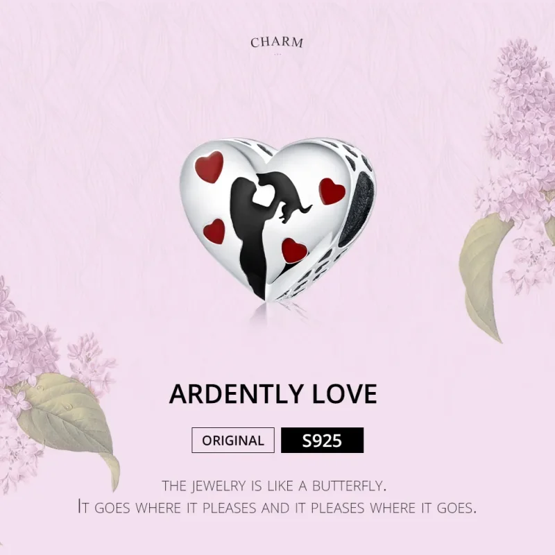 (imagine pentru) Pandora Style Charm de Argint pentru Mama cu Blănuit - SCC1508 - Vizualizare 6