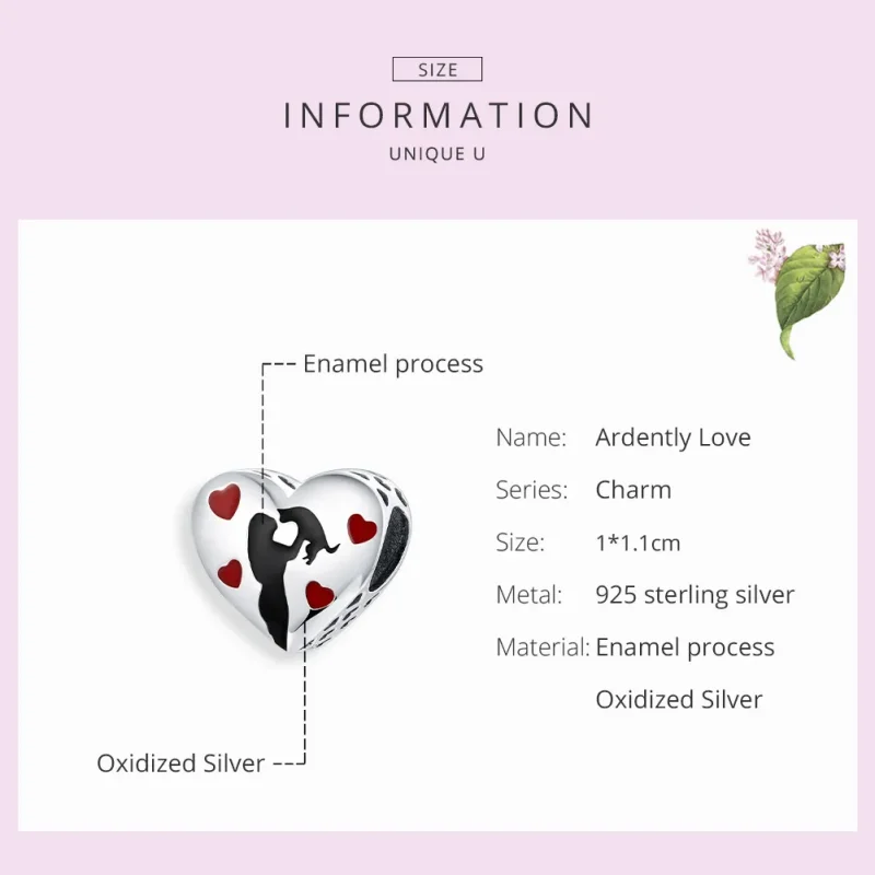 (imagine pentru) Pandora Style Charm de Argint pentru Mama cu Blănuit - SCC1508 - Vizualizare 7