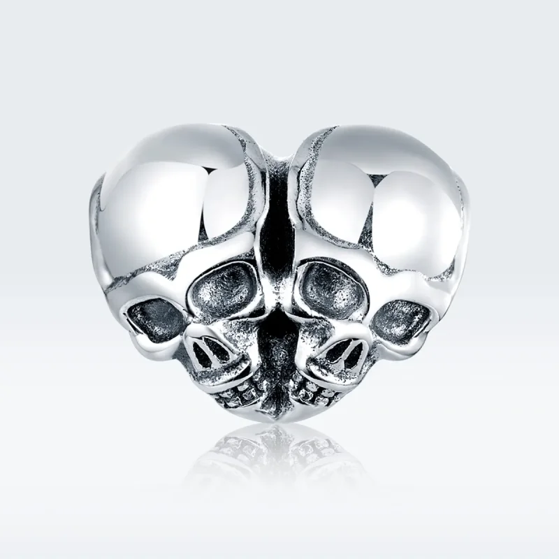 (imagine pentru) Pandora Style Silver Skulls Charm - SCC1519 - Vizualizare 5