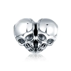 (imagine pentru) Pandora Style Silver Skulls Charm - SCC1519