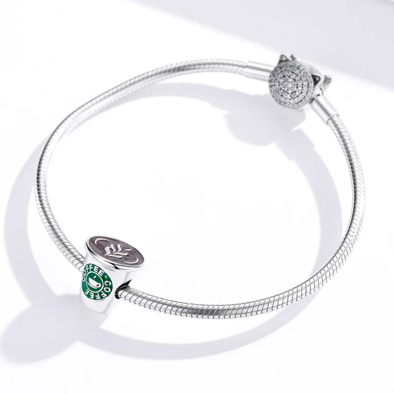 (imagine pentru) Pandora Style Charm de Argint pentru Cafea - SCC1545 - Vizualizare 3