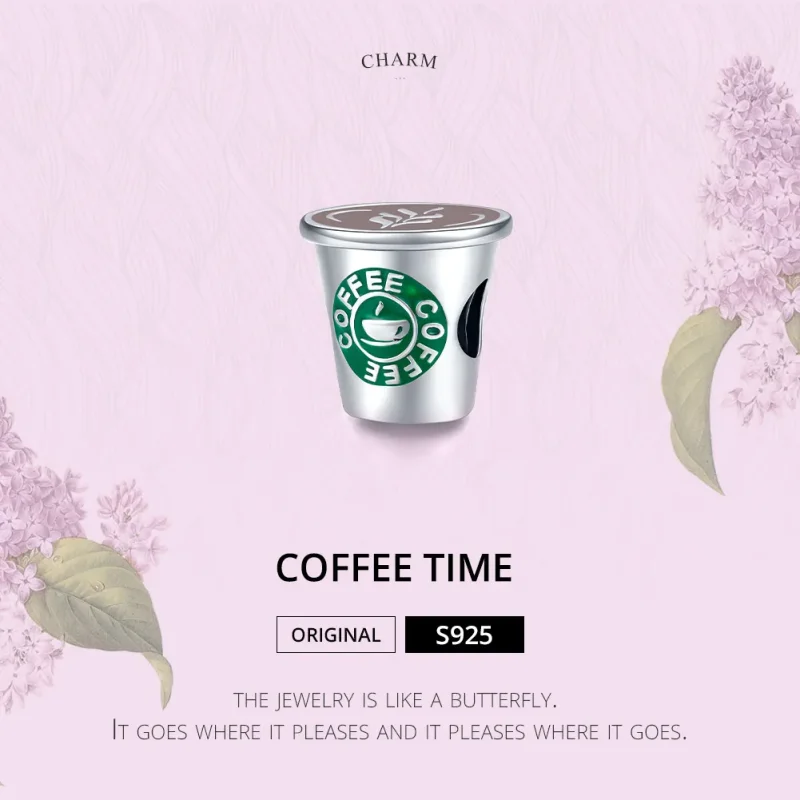 (imagine pentru) Pandora Style Charm de Argint pentru Cafea - SCC1545 - Vizualizare 6