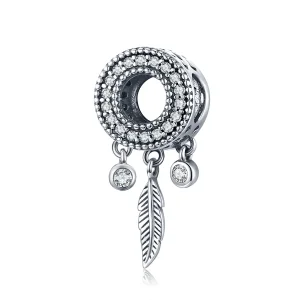 (imagine pentru) Pandora Style Pană Argintiu Strălucitoare Charm - SCC1550