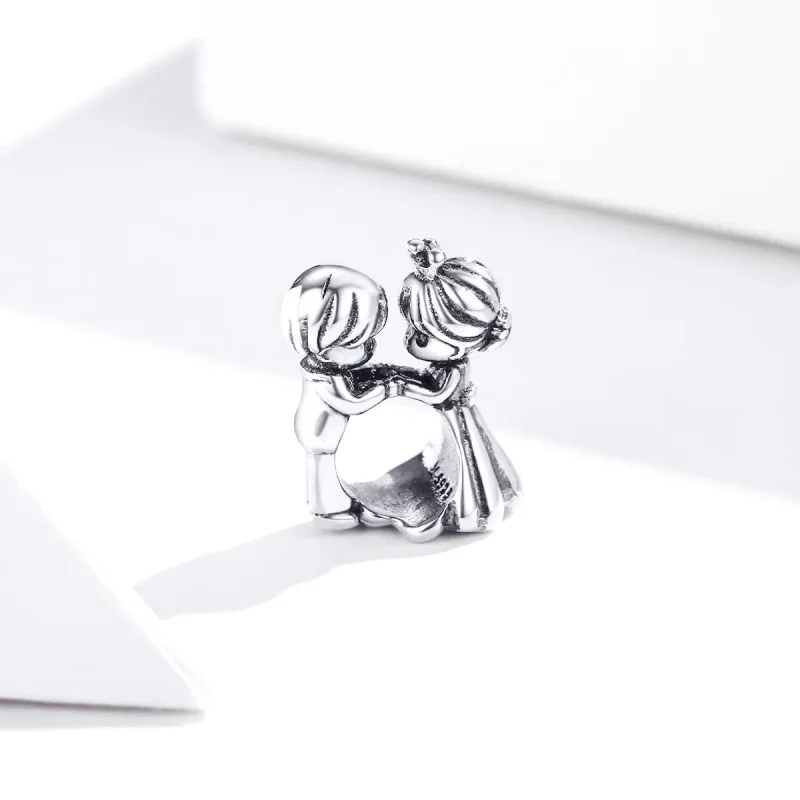 (imagine pentru) Pandora Style Charm Dans Băiat și Fată din Argint - SCC1565 - Vizualizare 2