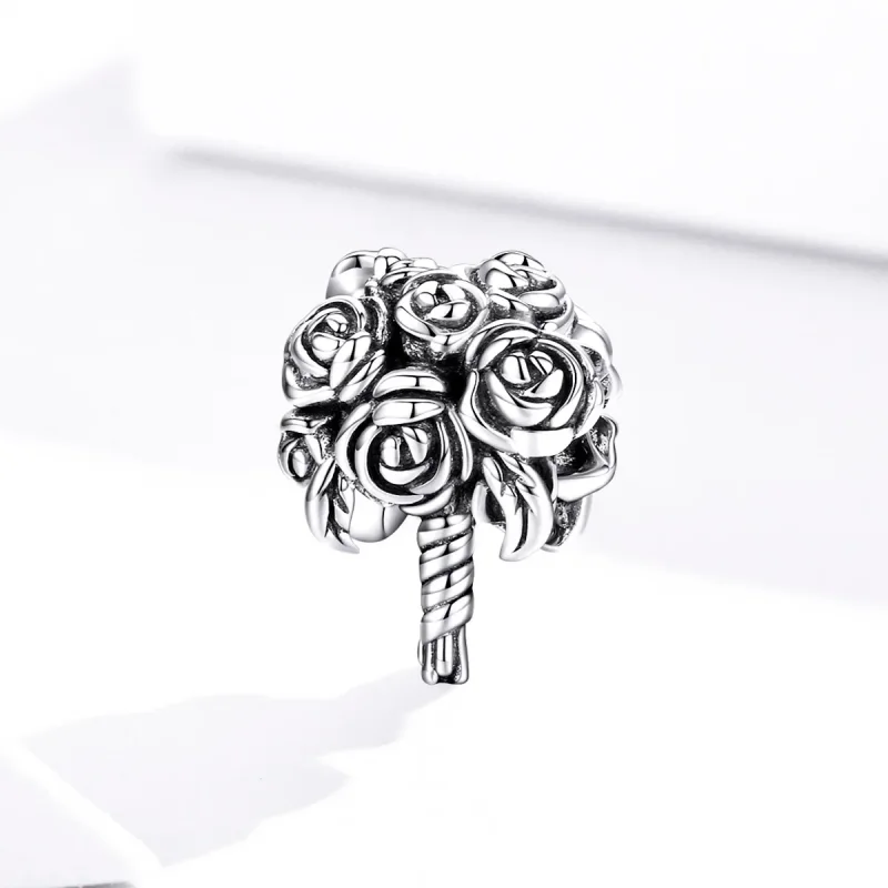 (imagine pentru) Pandora Style Charm din Argint pentru Buchet de Mireasă - SCC1566 - Vizualizare 2