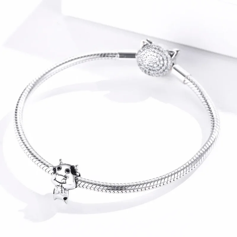 (imagine pentru) Pandora Style Charm Micuț de Vacă din Argint - SCC1574 - Vizualizare 3
