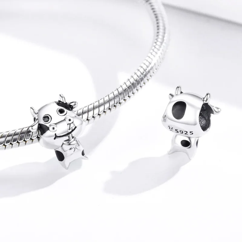 (imagine pentru) Pandora Style Charm Micuț de Vacă din Argint - SCC1574 - Vizualizare 4