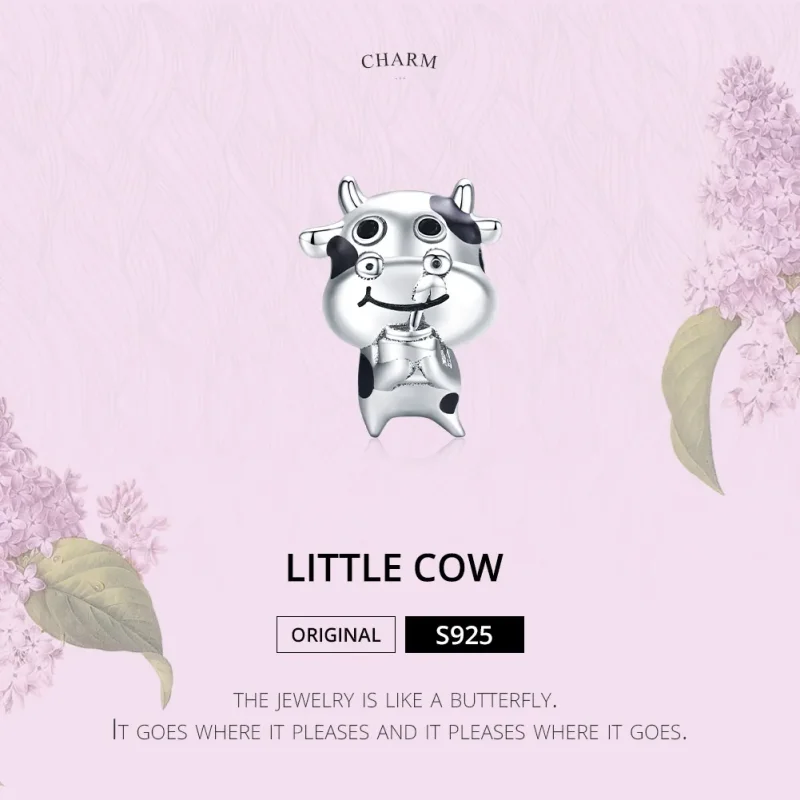 (imagine pentru) Pandora Style Charm Micuț de Vacă din Argint - SCC1574 - Vizualizare 6