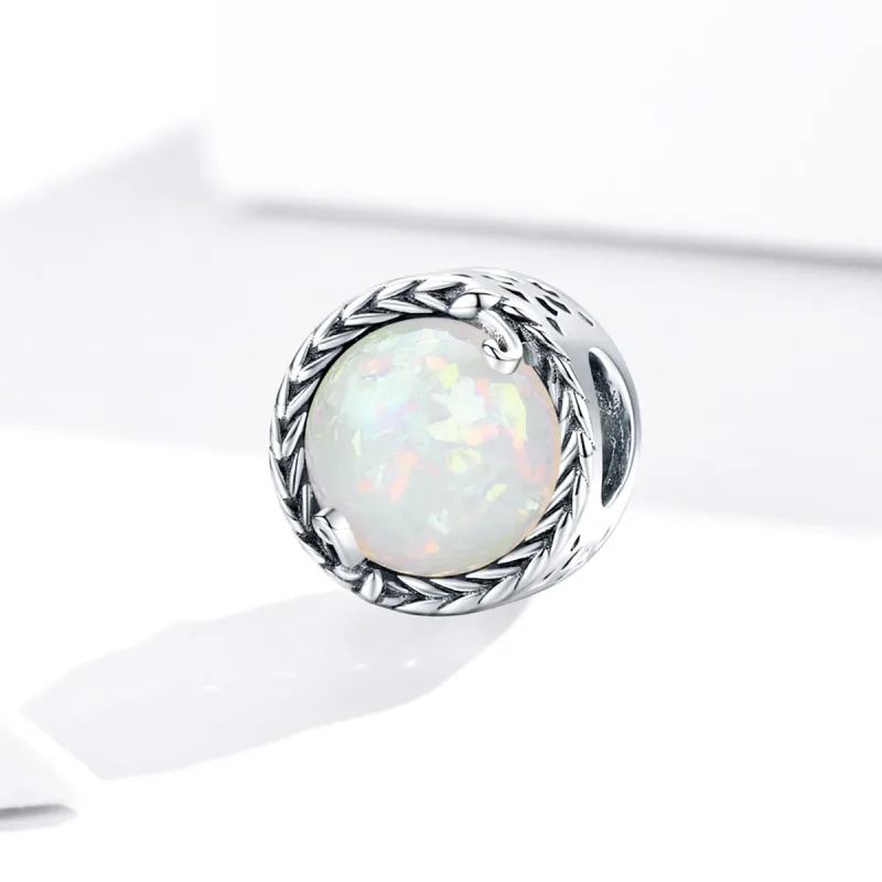 (imagine pentru) Pandora Style Charm de Argint Simplu cu Viță de Vie - SCC1576 - Vizualizare 2