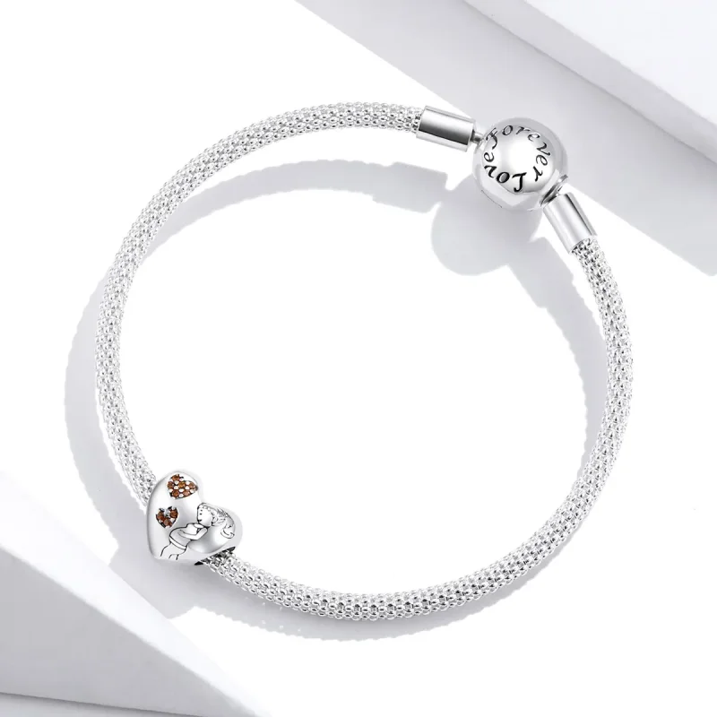 (imagine pentru) Pandora Style Charm de argint pentru mama însărcinată - SCC1589 - Vizualizare 4