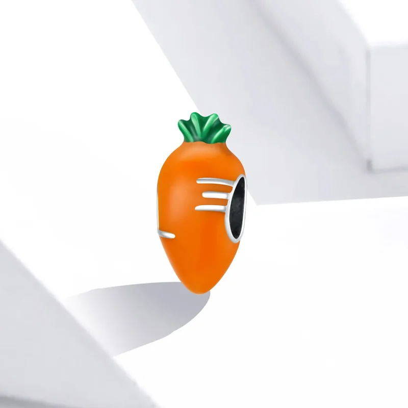 (imagine pentru) Pandora Style Charm de Argint cu Morcov Drăguț - SCC1591 - Vizualizare 2