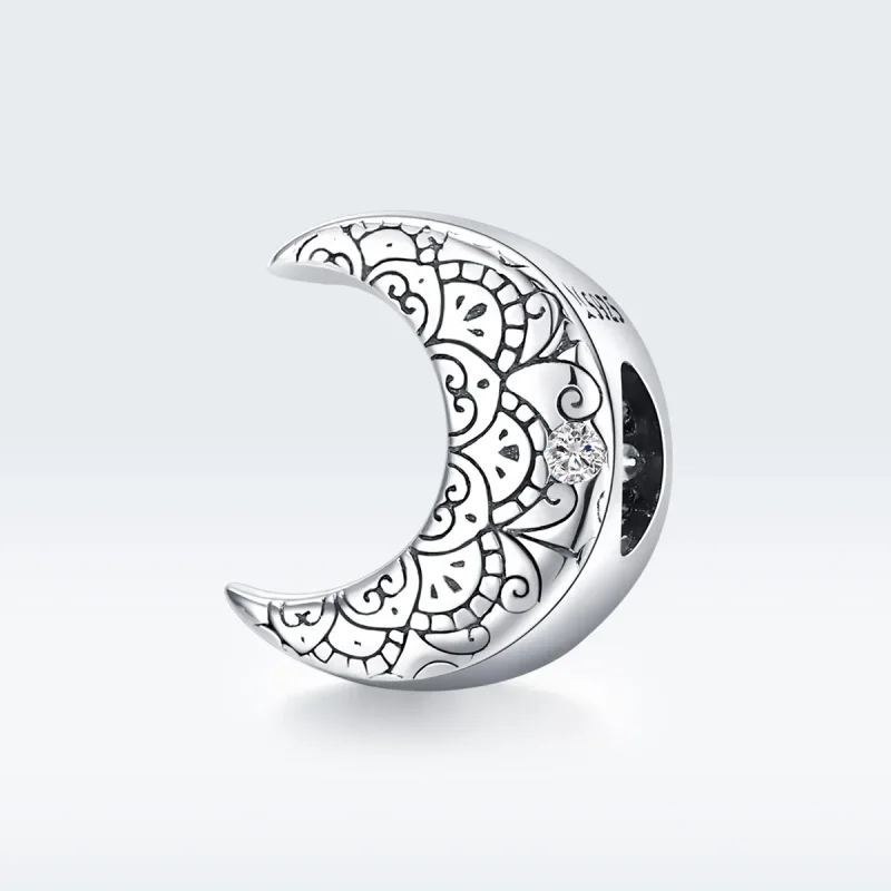 (imagine pentru) Pandora Style Vîrce de Argint și Talisman cu Lună - SCC1604 - Vizualizare 5