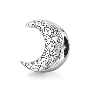(imagine pentru) Pandora Style Vîrce de Argint și Talisman cu Lună - SCC1604