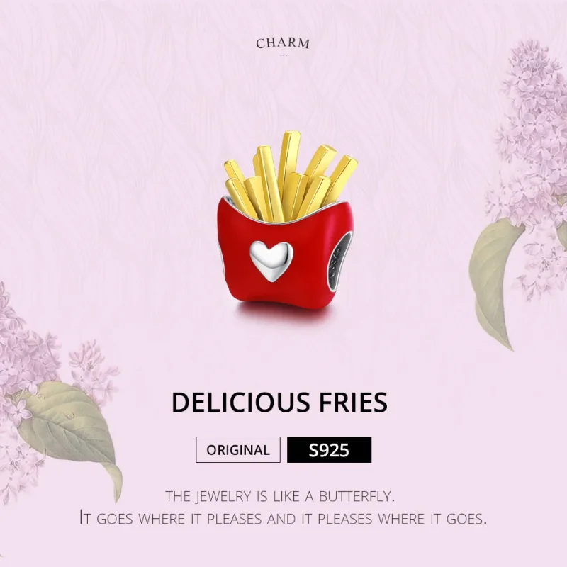 (imagine pentru) Pandora Style Delicioase Cartofi Două Tonuri Charm - SCC1606 - Vizualizare 6