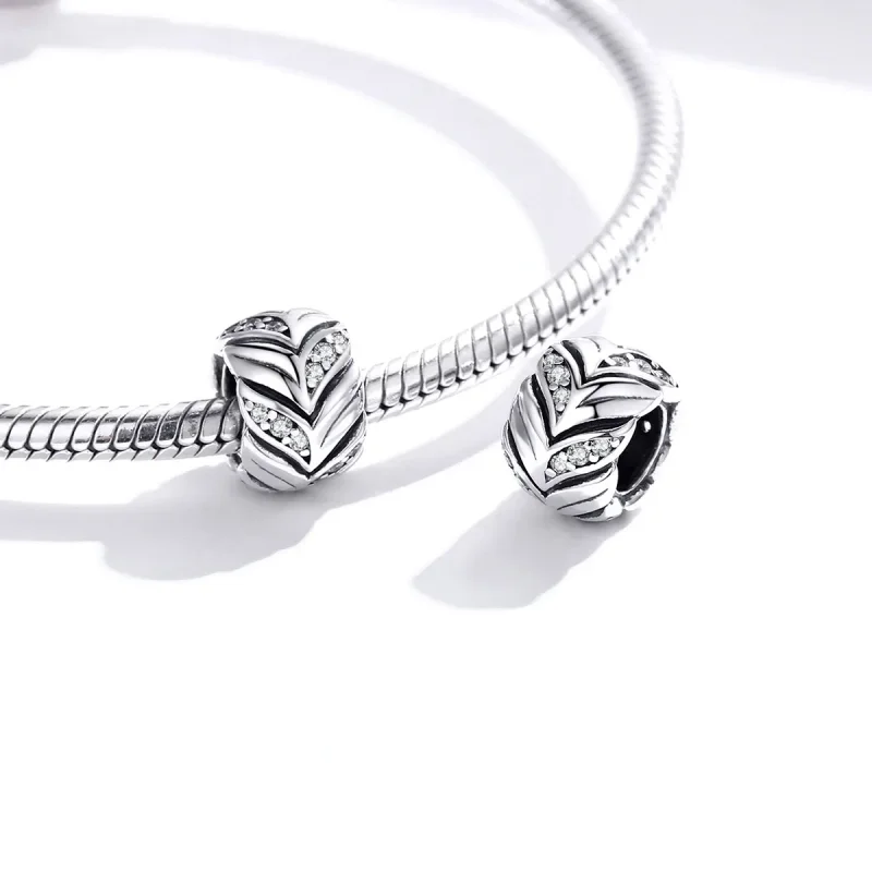 (imagine pentru) Pandora Style Charm de Argint cu Spici de Grâu Strălucitor - SCC1614 - Vizualizare 4
